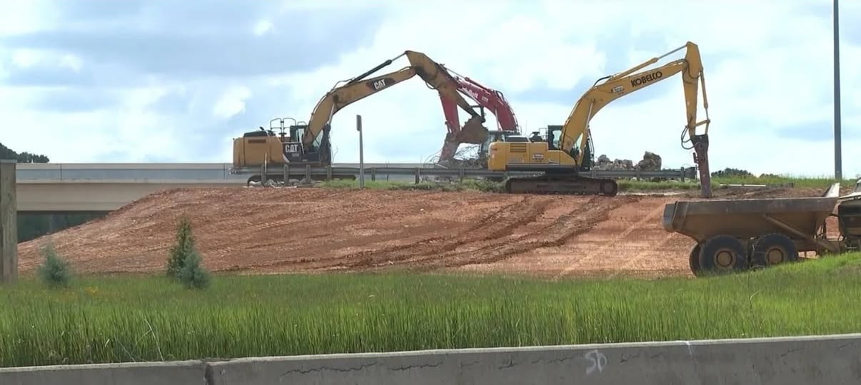 Kings Highway Overpass Demolished
