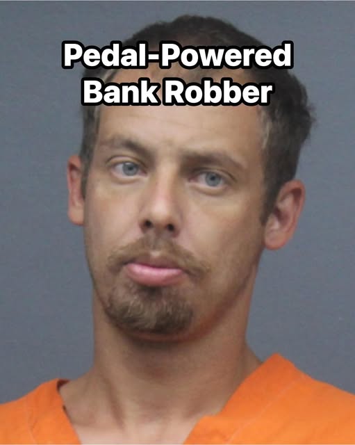 Texarkana bank robber flees on bicycle — leaves with nothing.