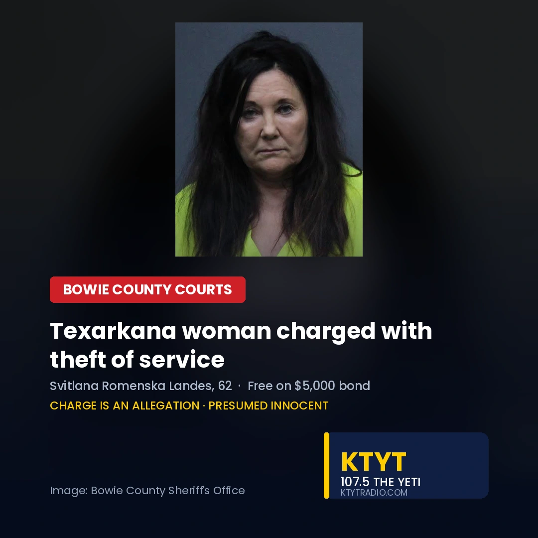 TEXARKANA WOMAN CHARGED WITH THEFT OF SERVICE OVER DISPUTED ATTORNEY FEES